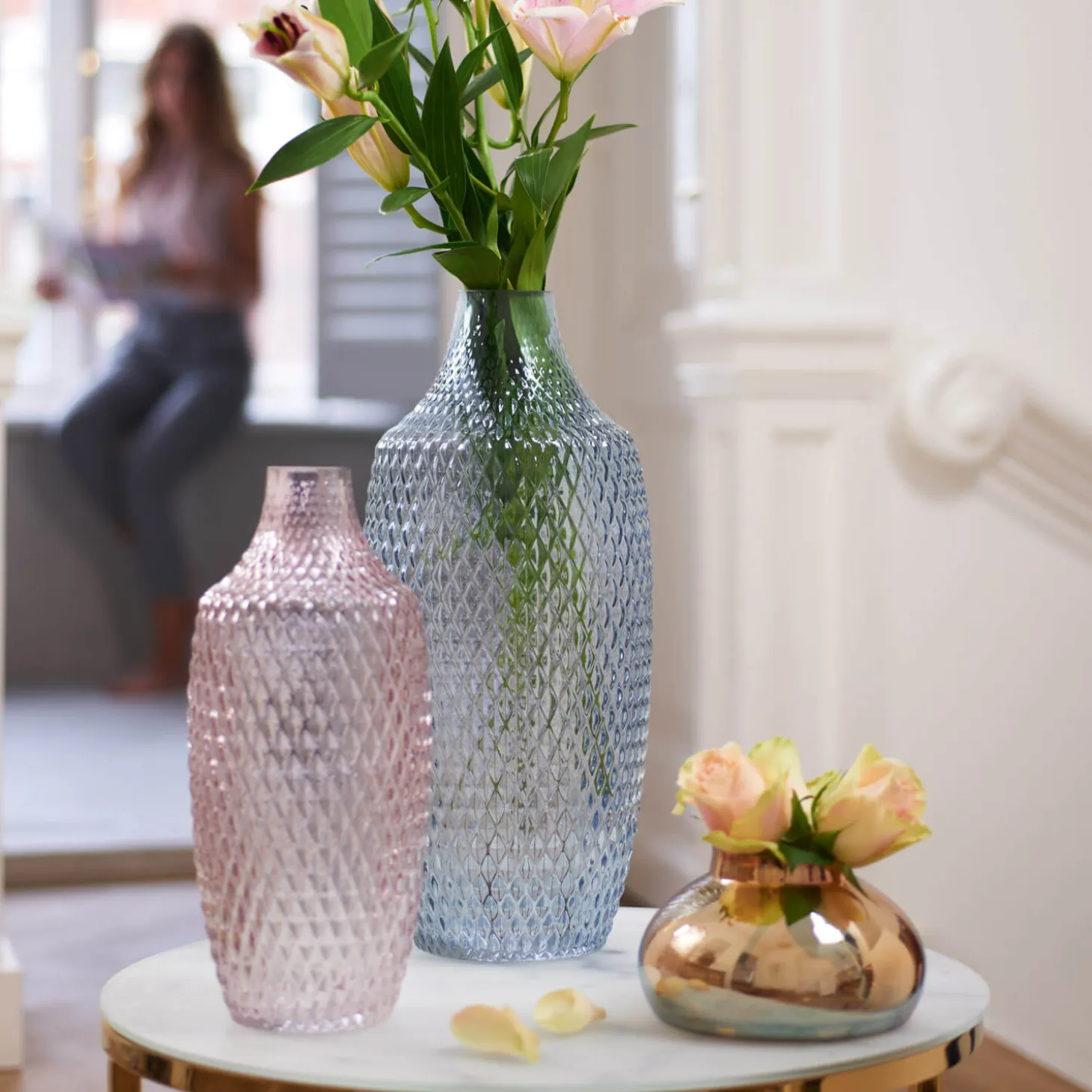 Vase POESIA 30 cm viola