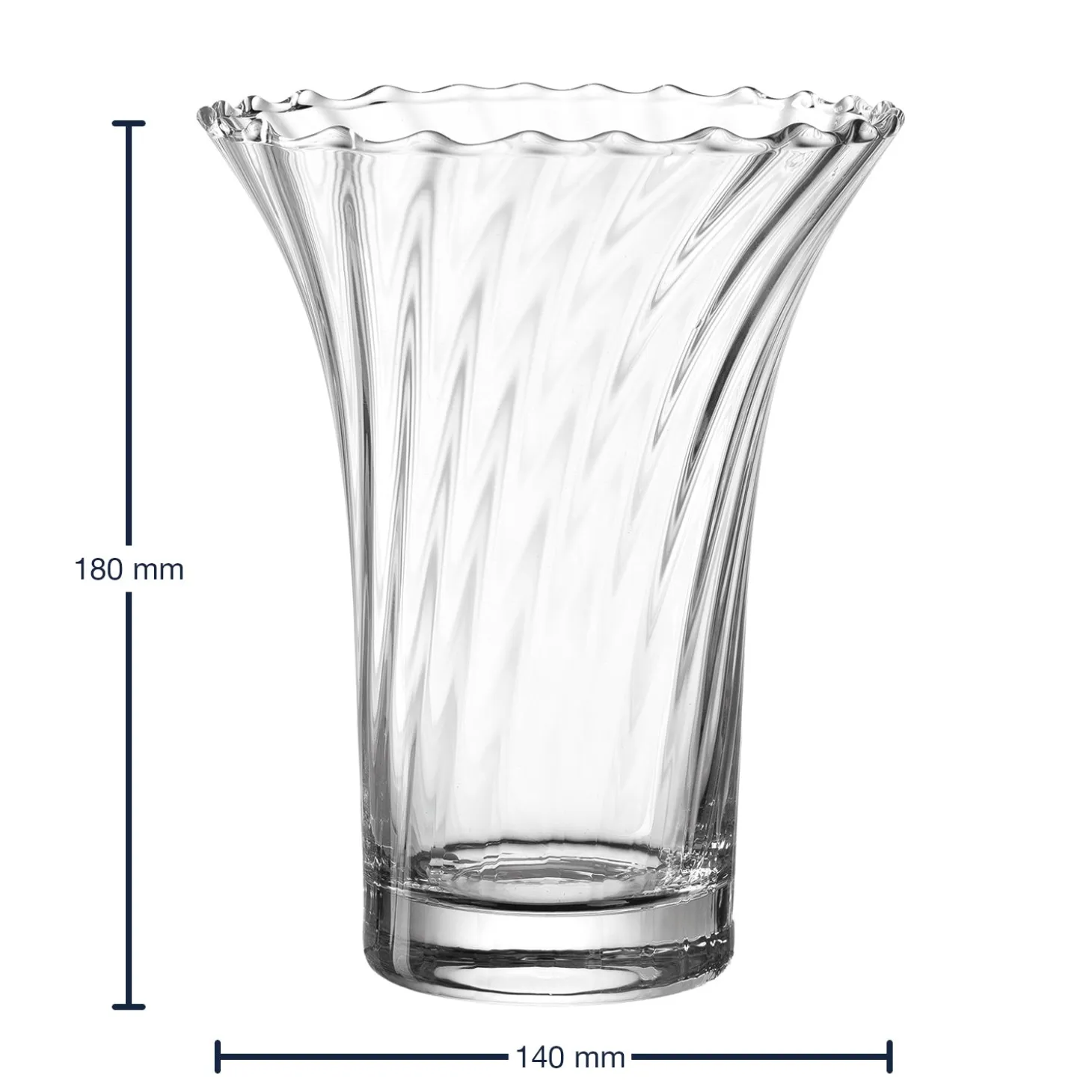 Vase RAVENNA optisch 18 cm