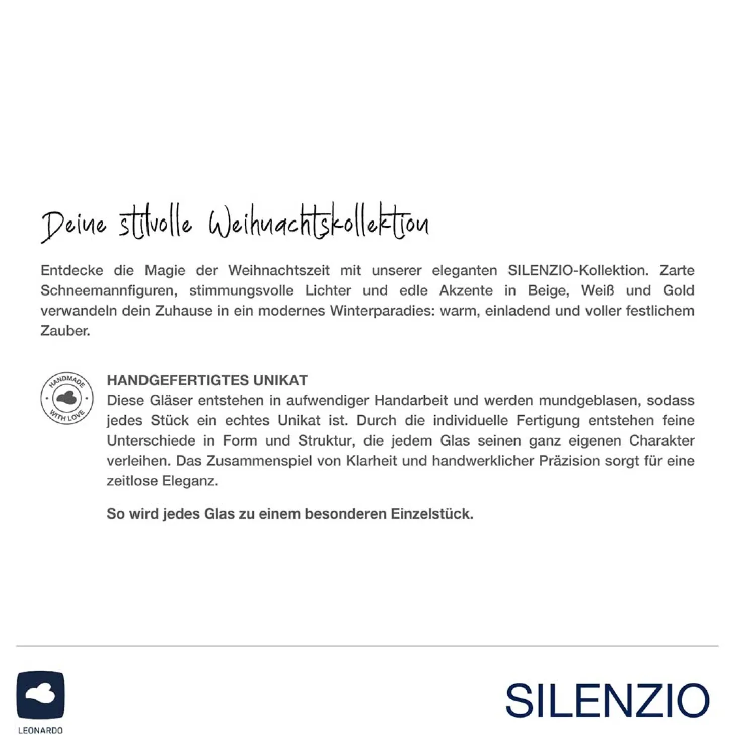 Vase SILENZIO 15 cm grau