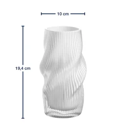 Vase VERDI 19 cm weiß