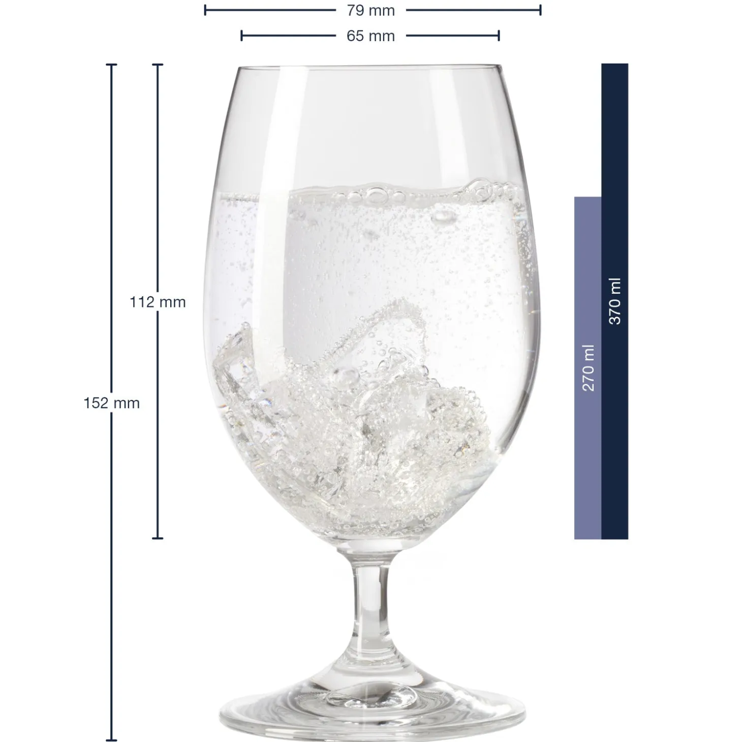 Wasserglas DAILY 370 ml 6er-Set