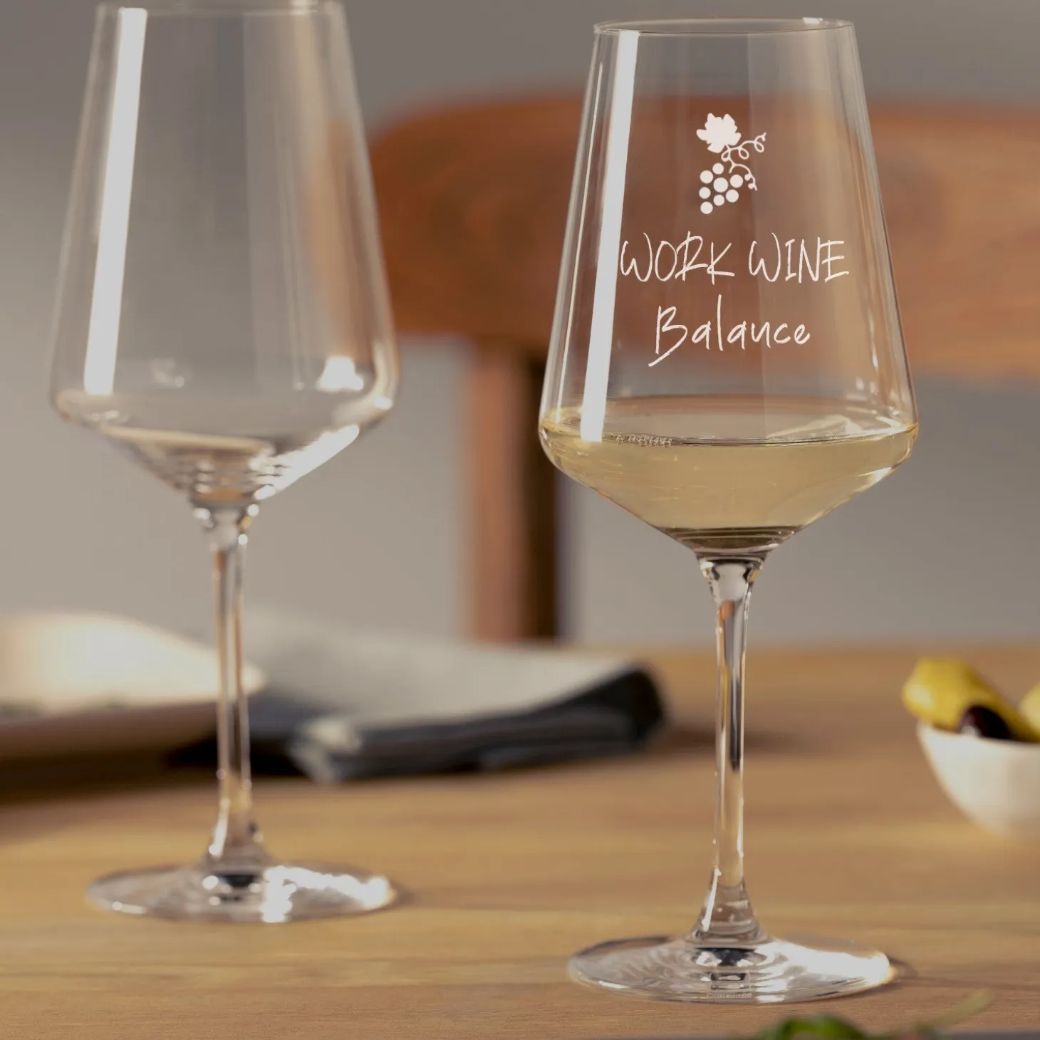 Weißweinglas PUCCINI 560 ml mit persönlicher Gravur