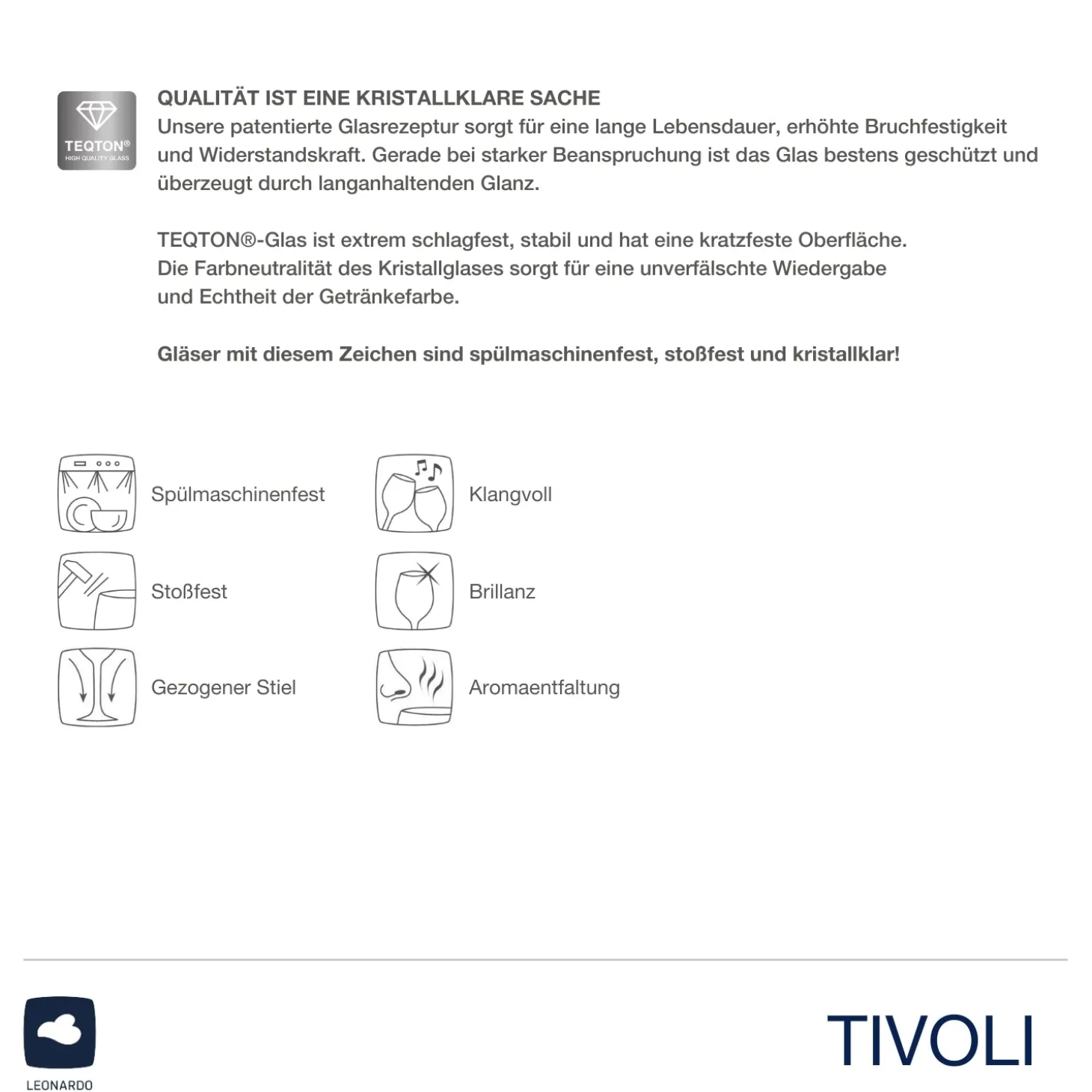 Weißweinglas TIVOLI 450 ml 6er-Set